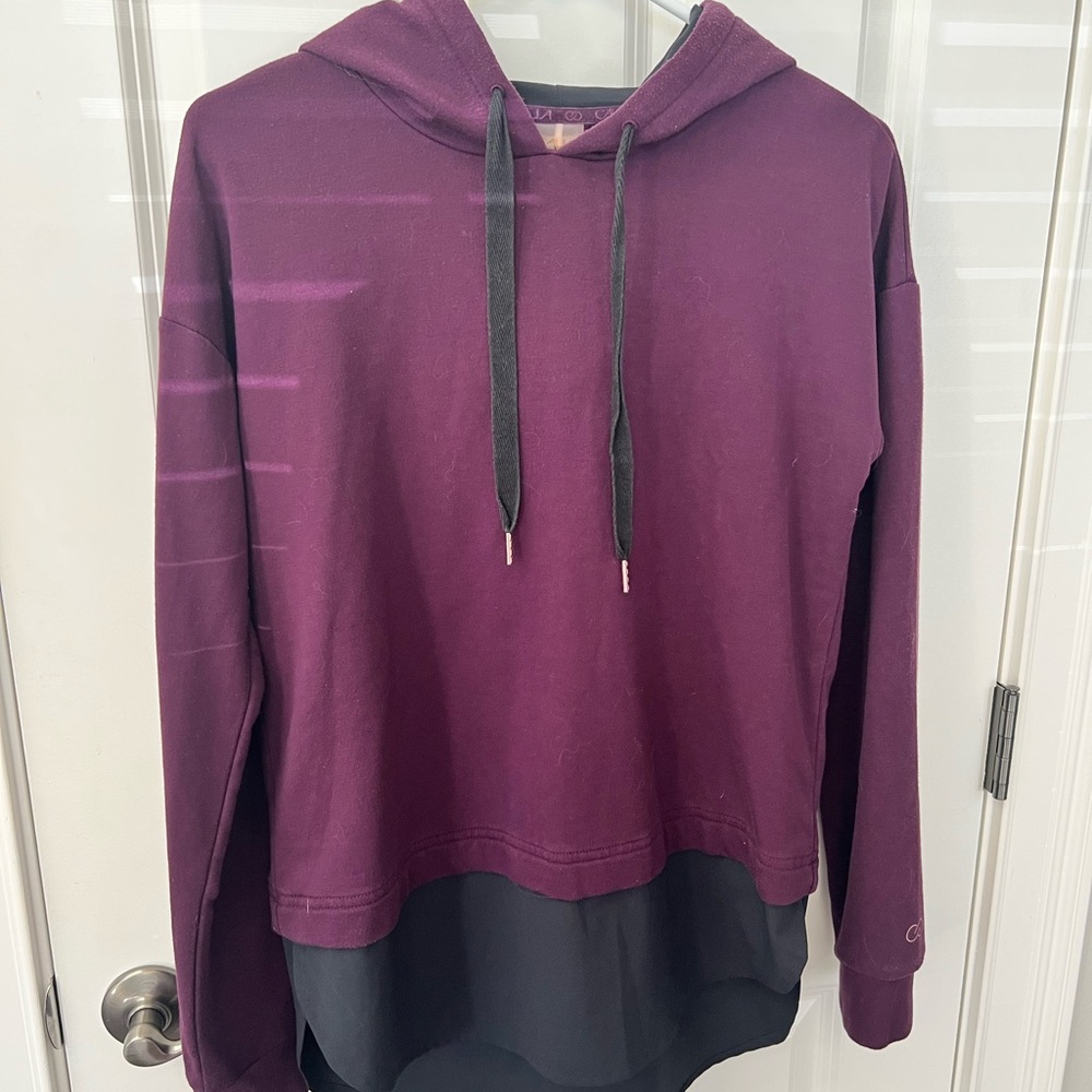 Calia Purple and Black Hoodie - Size Small